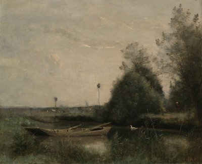 Uno stagno a Mortain, c.1860-70 da Jean Baptiste Camille Corot